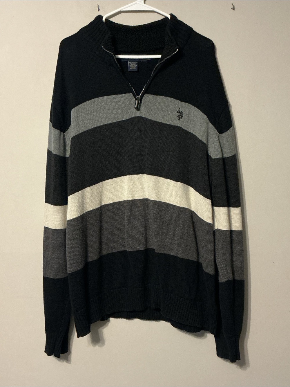U.S. Polo Assn. Quarter Zip Sweater